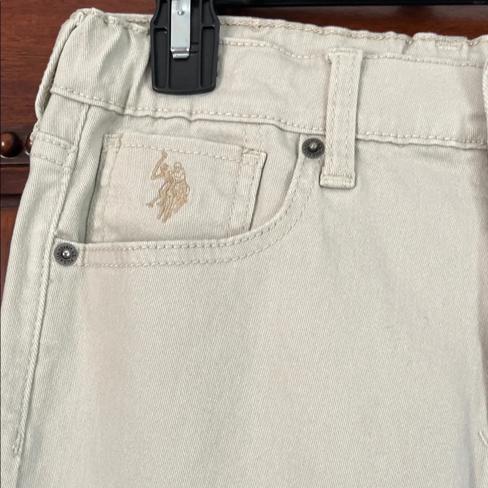 U.S. Polo Assn. Boy’s  Denim and Cream Jeans